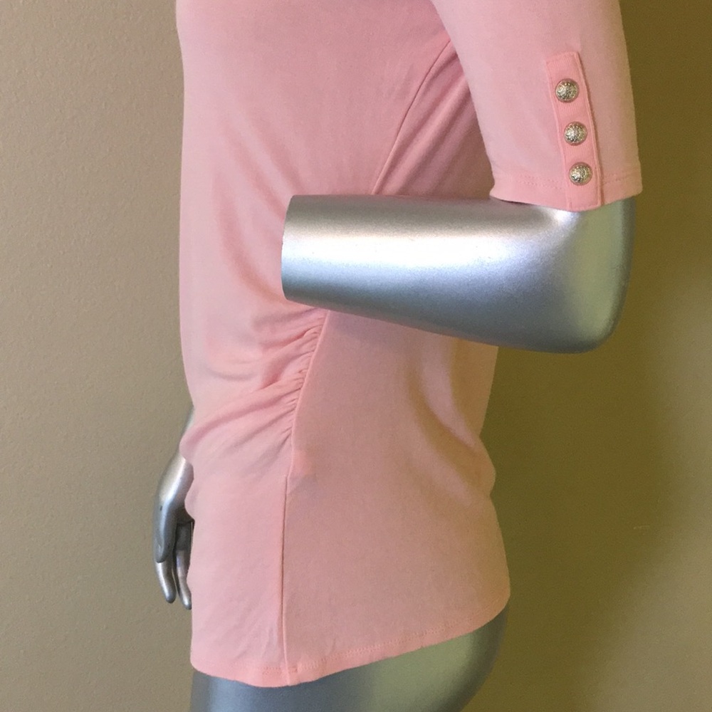 WHBM | Rio Elbow Sleeve Cold-Shoulder Top - Picture 9 of 15